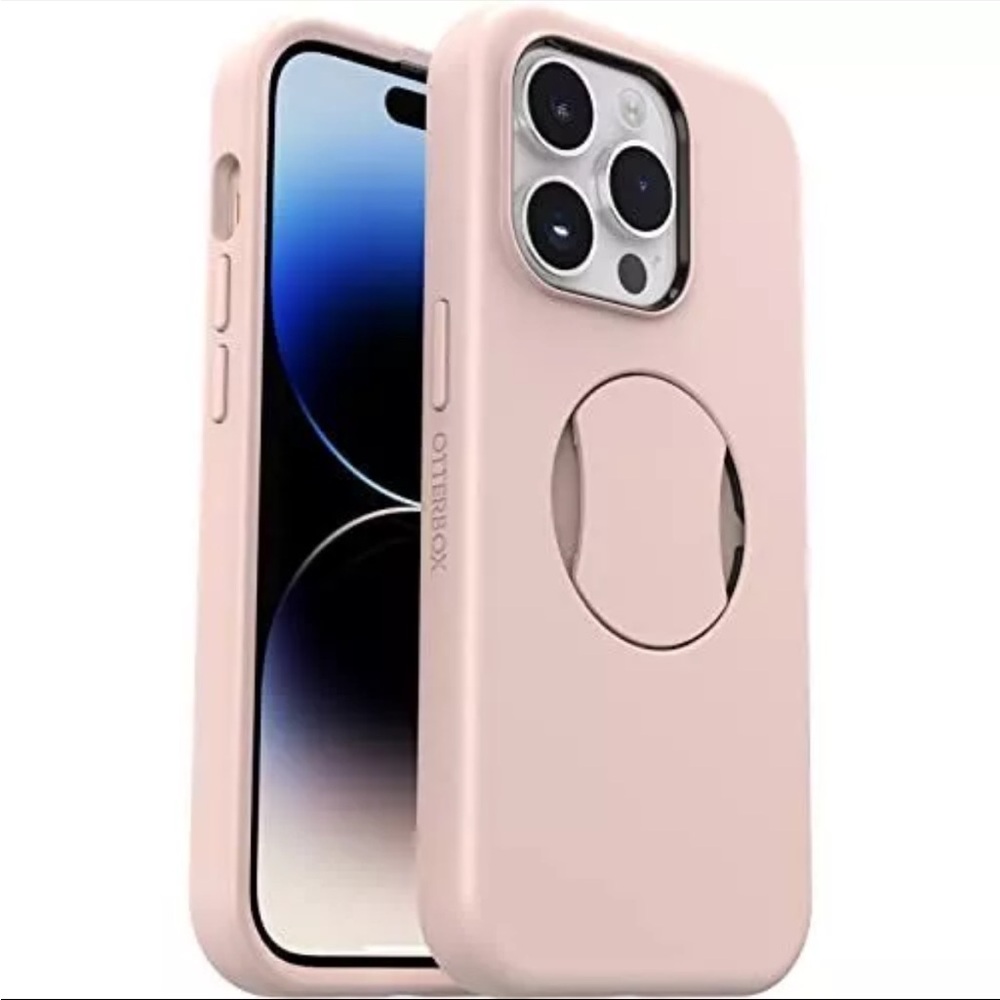 OtterBox OtterGrip SYMMETRY SERIES Case for iPhone 14 Pro - Made Me Blush (Pink)